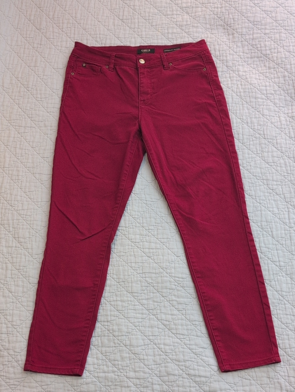 Crimson Red CURVE APPEAL Jeans 6
